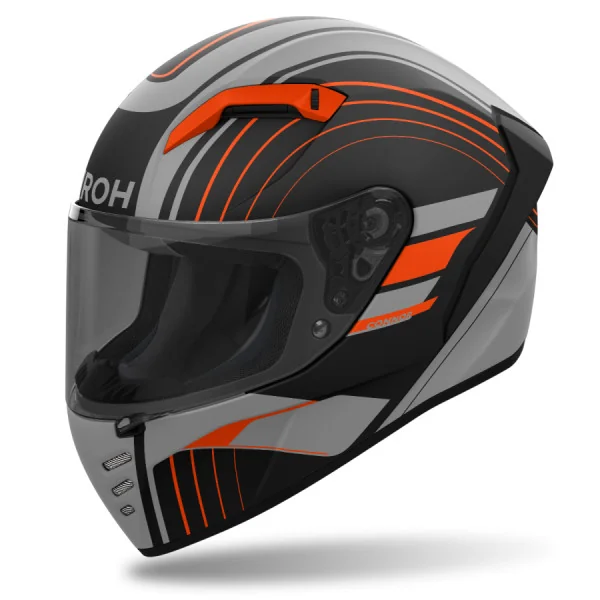 Casco Airoh Connor Achieve Naranja Mate |CNA32|