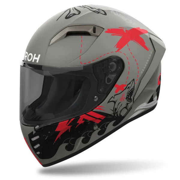 Casco Airoh Connor Desperado Naranja Mate |CND32|