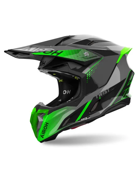 Casco Airoh Twist 3 Shard Verde Brillo |TW3S33|
