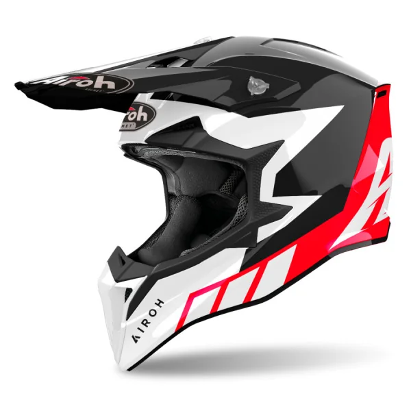 Casco Airoh Wraaap Reloaded Rojo Brillo |WRR55|