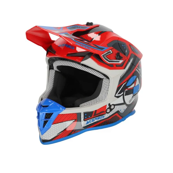 Casco Acerbis Linear Rojo Azul |0025316.344|