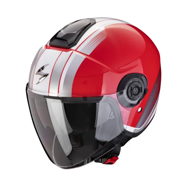 Casco Scorpion Exo-City II Vel Rojo Blanco |183-460-242|