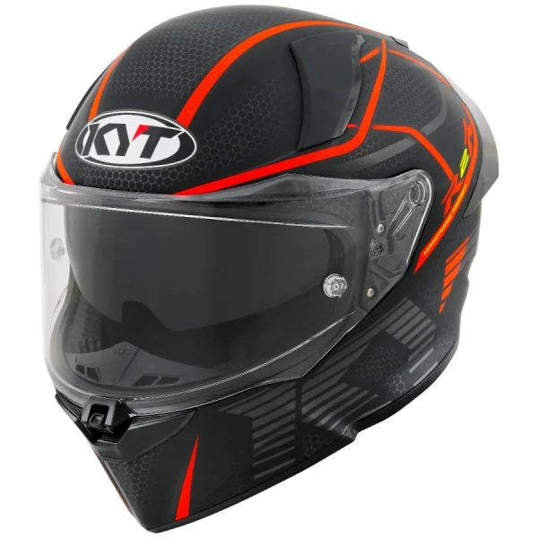 Casco Kyt R2R Concept Negro Mate Rojo |Y6R20008|