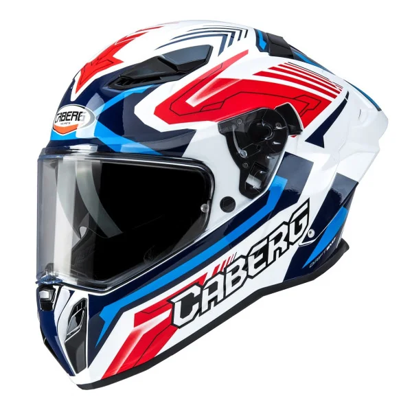 Casco Caberg Drift Evo II Jarama Blanco Rojo Azul |C2RE60H7|