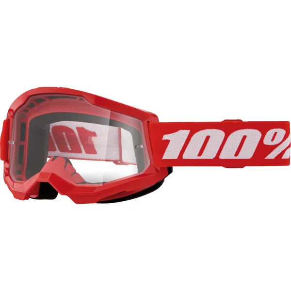 Máscara 100% Infantil Strata 2 Rojo Lente Transparente |26013507|