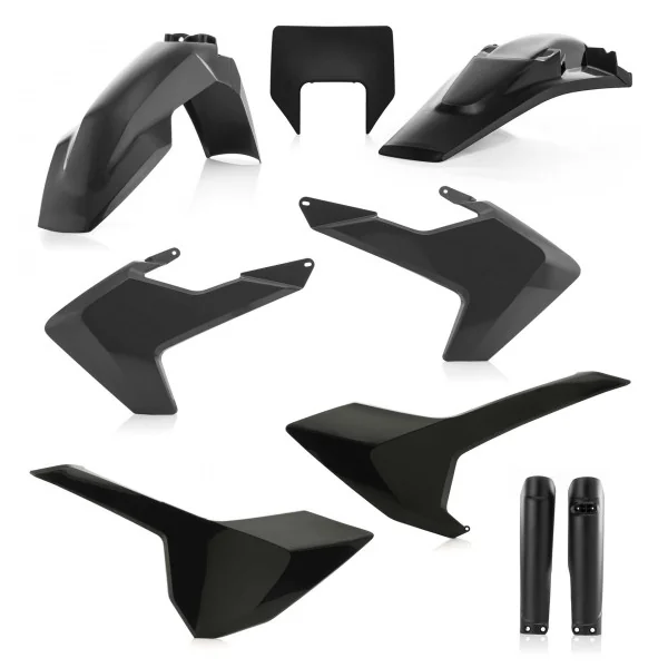 Kit Completo Plástico Acerbis HUSQ TE/FE 2017 Negro /0022375.090/