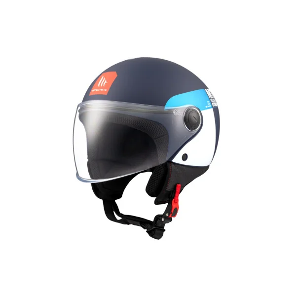 Casco Mt Street S Inboard C7 Azul Blanco Mate |1338A1127310|