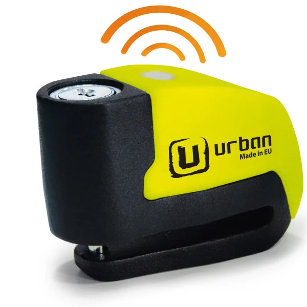 Candado Moto Urban Alarm Disk Homologated Sra Eje Ø6mm Resistente Agua |UR6|