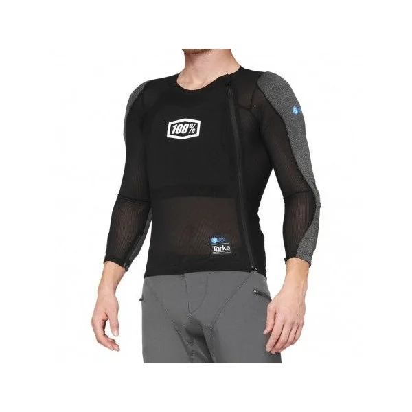 Camiseta 100% Tarka Manga Larga Negro |7001000004|