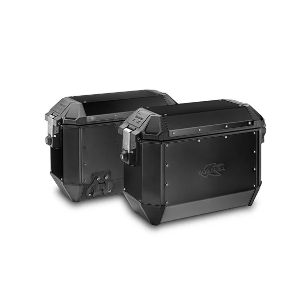 Maletas Laterales Kappa Mk 36Lts.Kms36/K-Missi Negro |KMS36BPACK2|