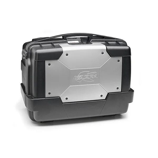 Maleta Kappa Mk 46 Lts. Kgr46/Garda Negro Plata |KGR46|