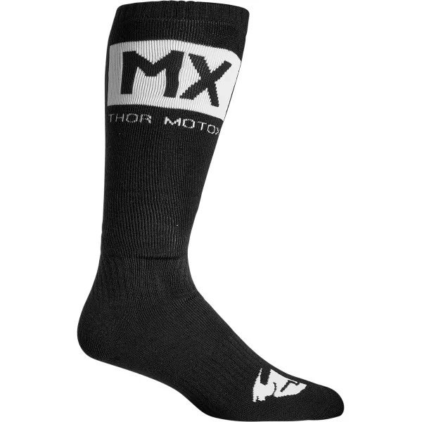 Calcetines Infantil Thor Mx Solid Negro Blanco Talla 1-6 |34310662|
