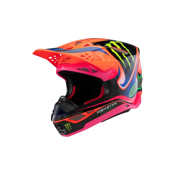 Casco Alpinestars S-M10 Deegan Naranja Morado Rosa |8300525-433|