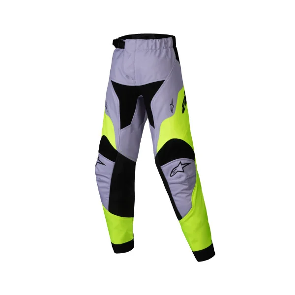 Pantalón Alpinestars Infantil Racer Veil Gris Amarillo Fluor |3710125-9157|