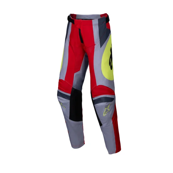 Pantalón Alpinestars Infantil Racer Melt Gris Rojo Brillo |3740125-3046|