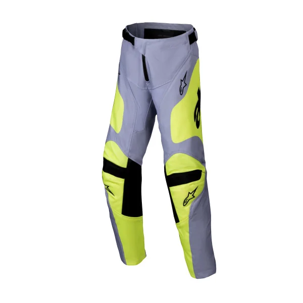 Pantalón Alpinestars Infantil Racer Veil Gris Amarillo Fluor |3740425-9157|