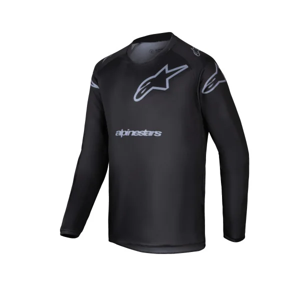 Camiseta Alpinestars Infantil Racer Graphite Negro Gris |3770325-106|