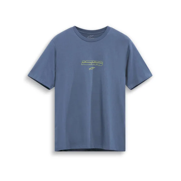 Camiseta Alpinestars Bold Type Back Csf Ss Azul Pizarra |1244-72020-734|