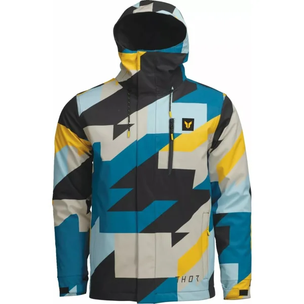 Chaqueta Thor Brave Heavyweight Tour Negro Azul Gris Amarillo |29200817|