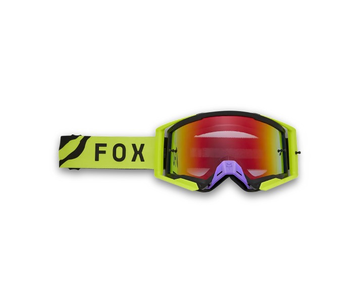 Máscara Fox Airspace Throttle Negro Amarillo Lente Spark |33132-019|