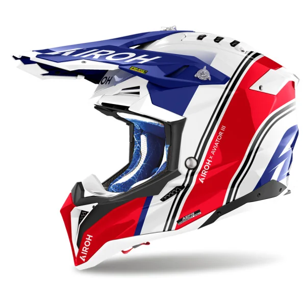 Casco Airoh Aviator 3 Hima Rojo Brillo |AV3H55|