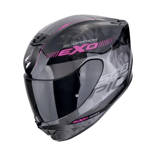 Casco Scorpion Exo-391 Ava Negro Rosa |139-477-71|