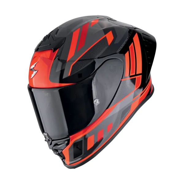 Casco Scorpion Exo-R1 Evo II Air Vital Negro Plata Rojo |111-503-163|