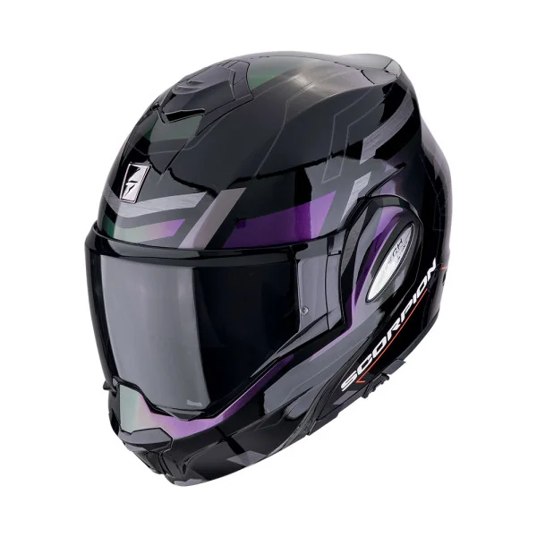 Casco Scorpion Exo-Tech Evo Conquer Negro Camaleon |118-487-38|