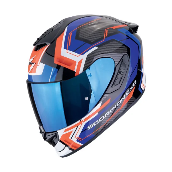 Casco Scorpion Exo-1400 Evo II Air Linart Gris Blanco |140-489-57|