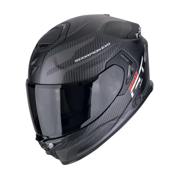 Casco Scorpion Exo-Gt Sp Air Flex Negro Mate Plata |150-479-159|