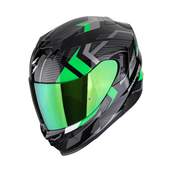Casco Scorpion Exo-520 Evo Air Sensus Negro Verde |172-500-69|