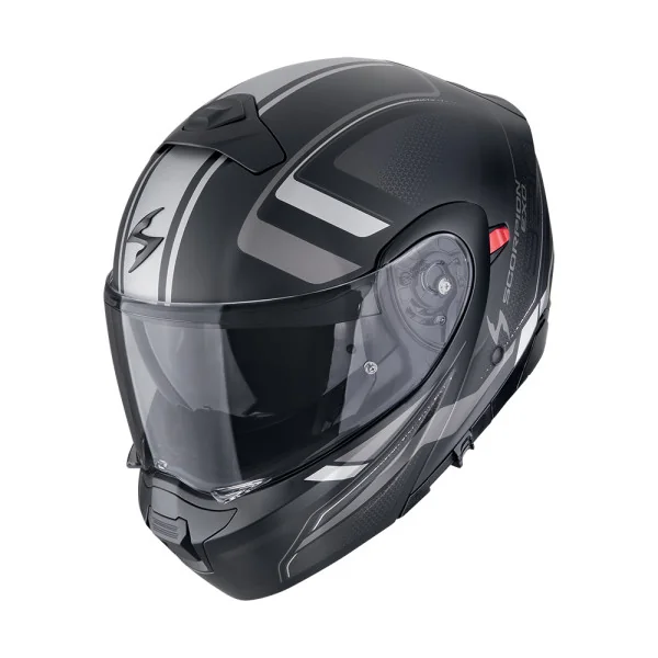 Casco Scorpion Exo-930 Evo Ardens Negro Mate Plata |194-501-159|