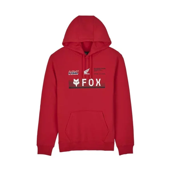 Sudadera Con Capucha Fox X Honda Rojo  |32104-122|