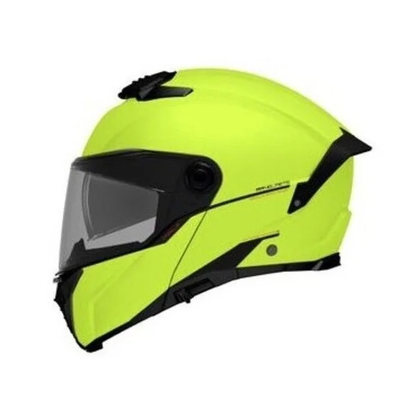 Casco MT Atom 2 Sv Solid A3 Amarillo Fluor Brillo |1335000031|