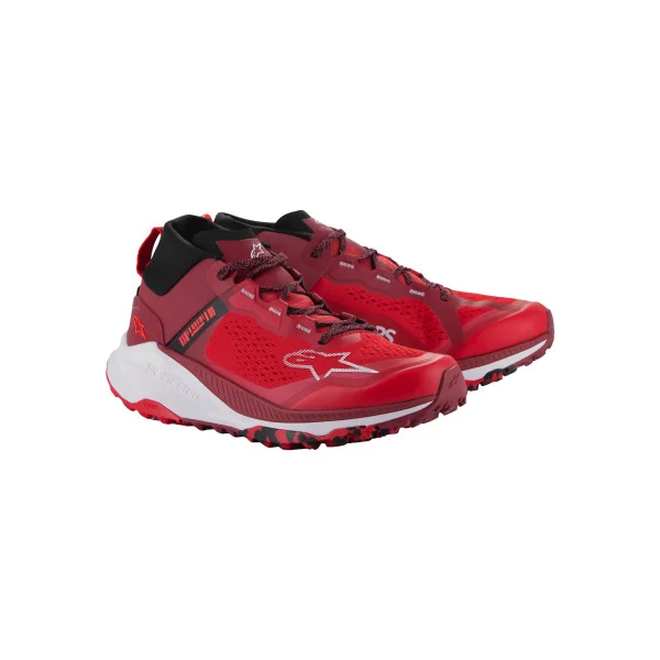 Zapatillas Alpinestars Meta Xr V2 Rojo Brillo Rojo Blanco |2654825-3045|