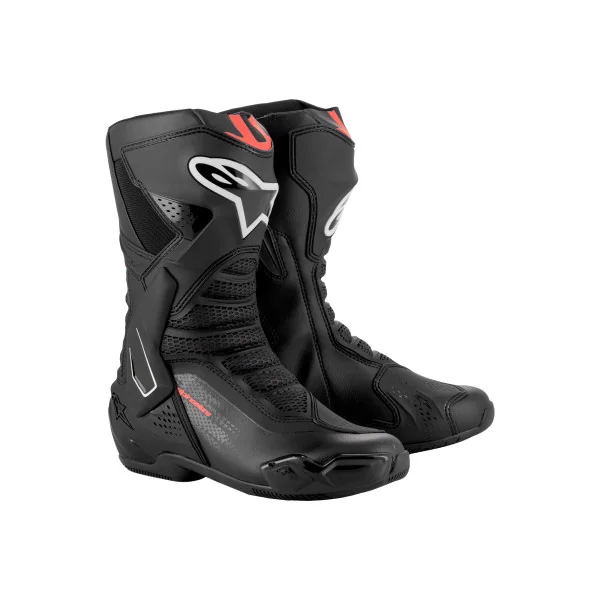 Botas Alpinestars Smx-6 V3 Negro Rojo Fluor |2223025-1030|