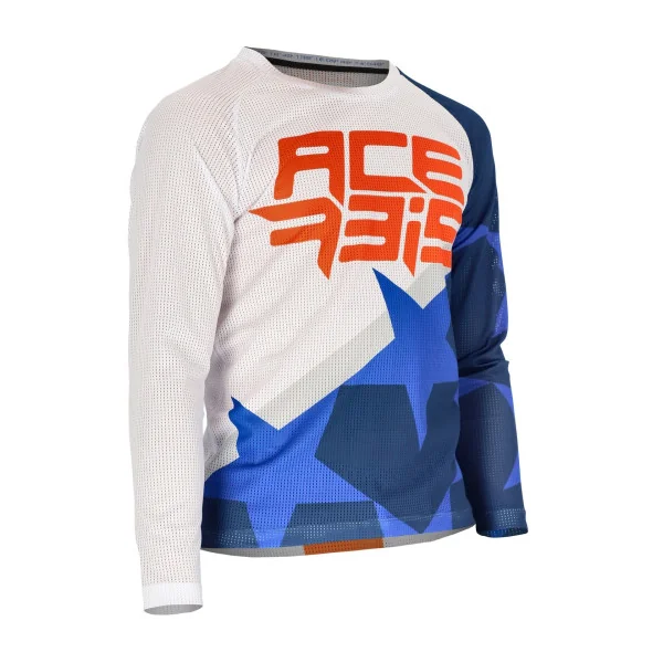 Camiseta Acerbis Mx J-Windy One Kid Vent Azul Blanco |0024780.245|