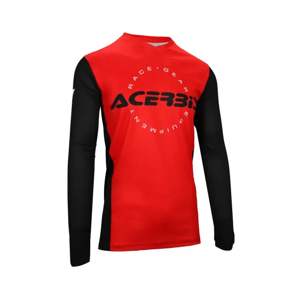 Camiseta Acerbis Mx J-Track Inc. Rojo Negro |0026040.349|