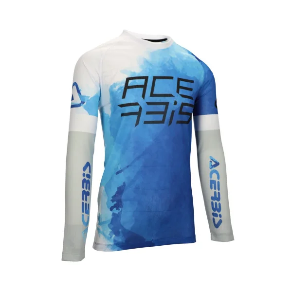 Camiseta Acerbis J-Windy Vent Watermark Azul Blanco |0026046.245|