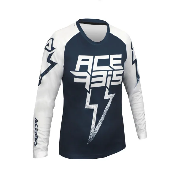 Camiseta Acerbis Inafntil Blizzard Azul Blanco |0026055.245|