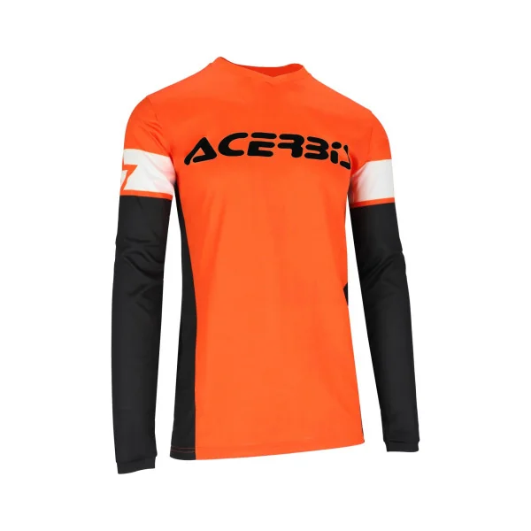Camiseta Acerbis Mx J-Track Inc. 2.0 Naranja Negro |0026056.209|