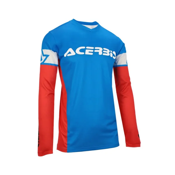 Camiseta Acerbis Mx J-Track Inc. 2.0 Azul Rojo |0026056.253|