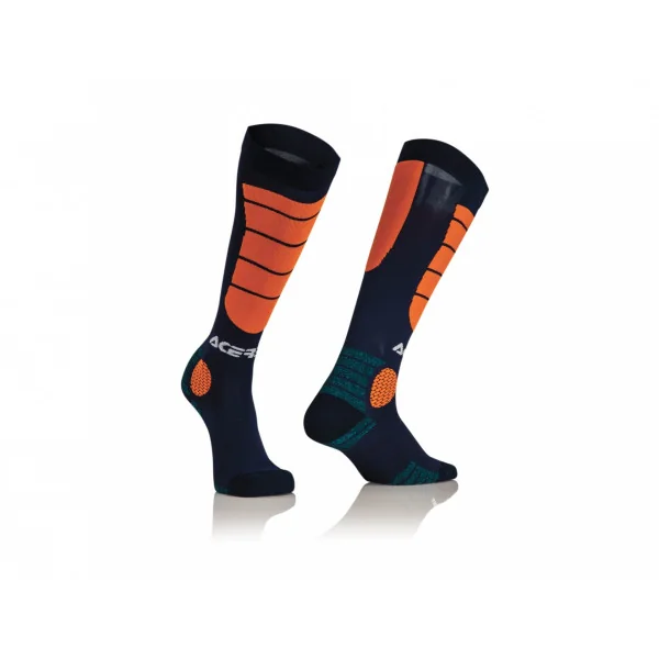 Calcetines Acerbis Mx Impact Azul Naranja |0021633.243|