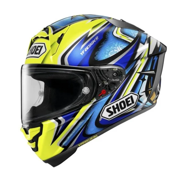 Casco Shoei X-SPR Pro Daijiro Amarillo Azul |CSXSP150032|