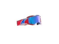 Máscara Alpinestars Vision 5 Corp Rojo Blanco Azul Espejo Azul |5101825-3075|