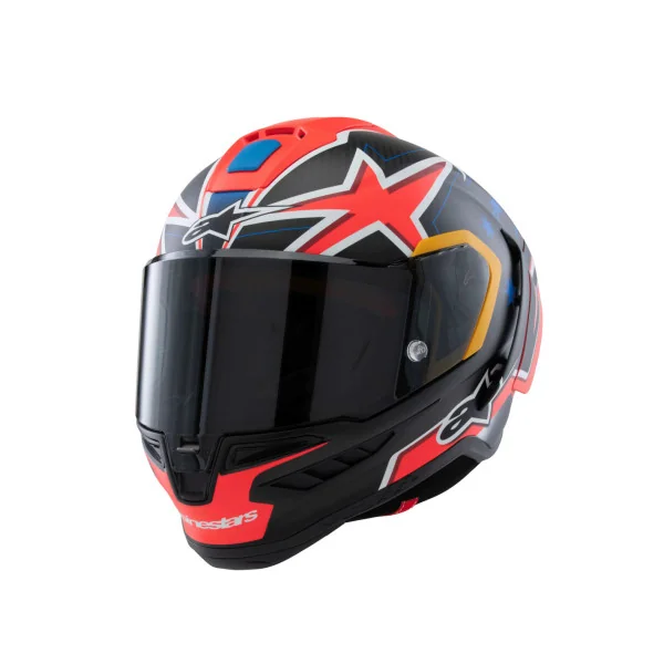 Casco Alpinestars Supertech R10 Miller Rojo Carbón Mate |8200725-7226|