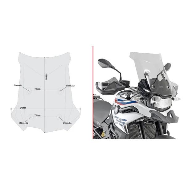 Cupula Givi P/Kitao Bmw Fgs 850 18-21 |D5127S|