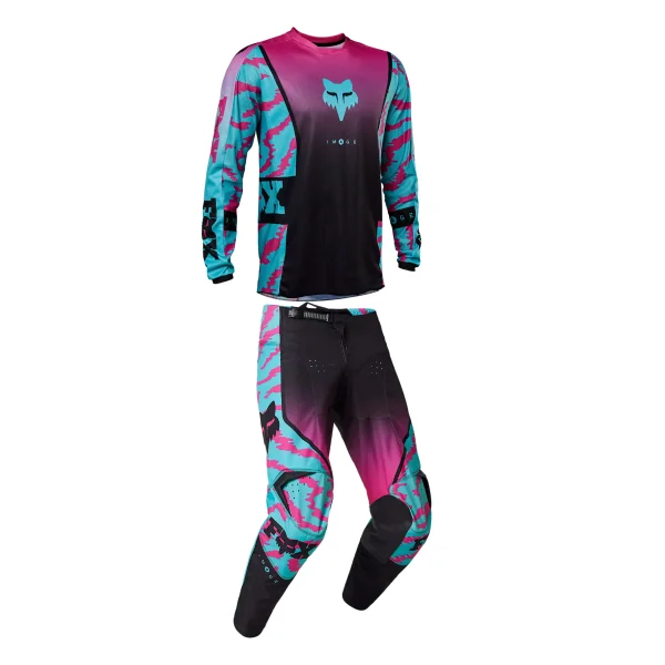 Traje Fox 180 Nuklr Verde Azulado Rosa