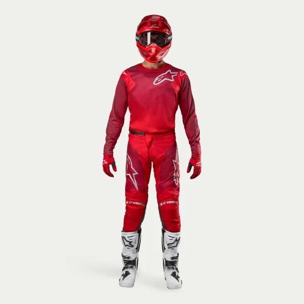 Traje Alpinestars Racer Hoen Mars Rojo Burgundy
