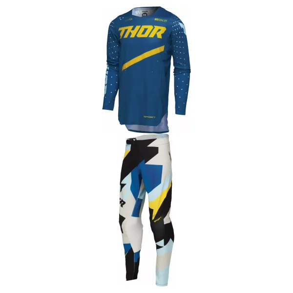 Traje Thor Infantil Sport Brave Azul Amarillo